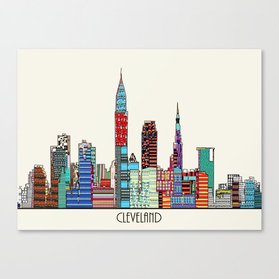 Cleveland city Canvas Print
