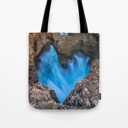 Blue Heart Tote Bag