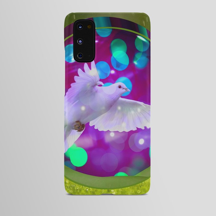 3d peace dove Android Case