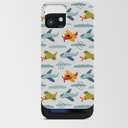 Airplanes pattern iPhone Card Case