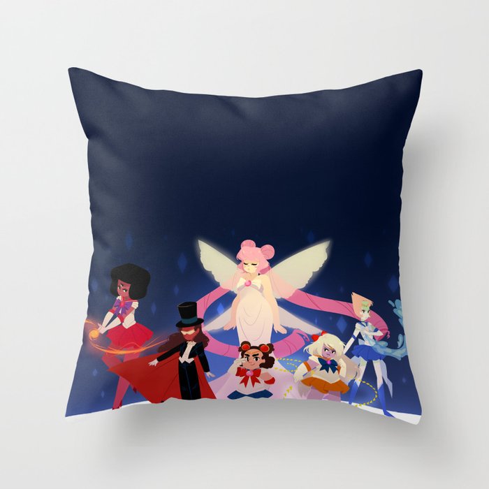 Sailor Gems Throw Pillow