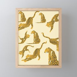 Cheetah Inspired  Framed Mini Art Print