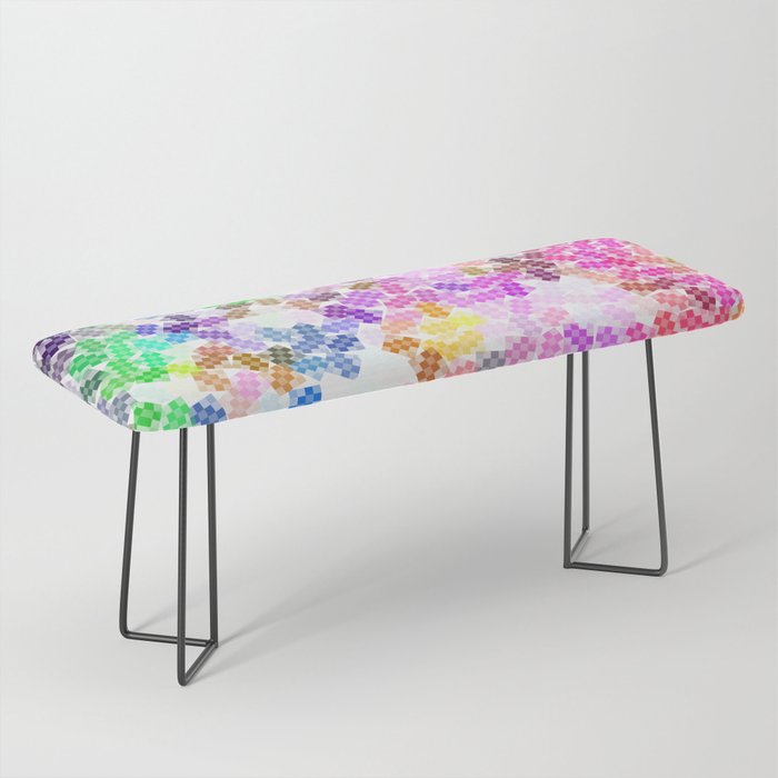 Colored Pattern, Colorful Life Bench