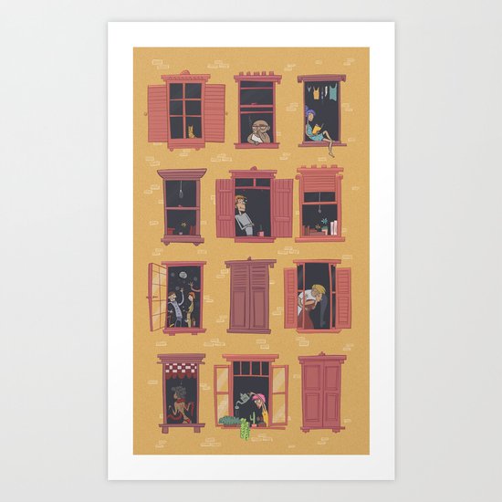 Room With a View Art Print