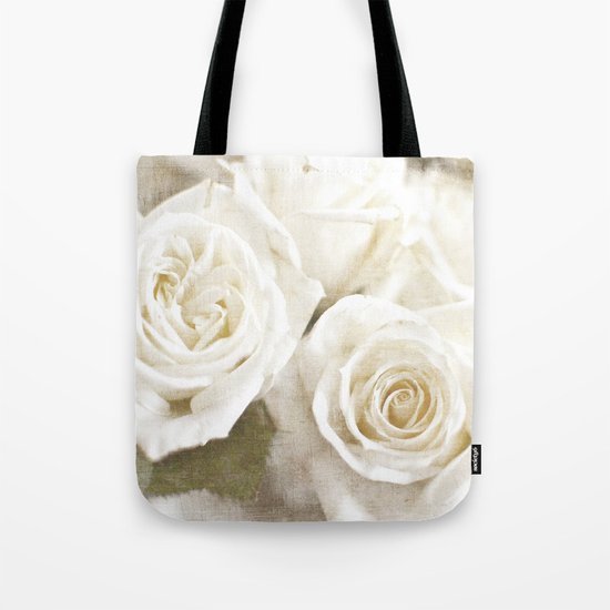 White Roses Tote Bag