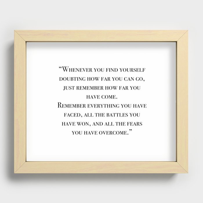 Recessed Framed Print