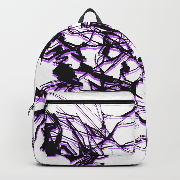 Black and purple backpack cheap