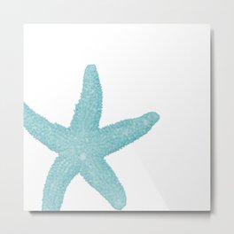 Aqua Starfish Metal Print