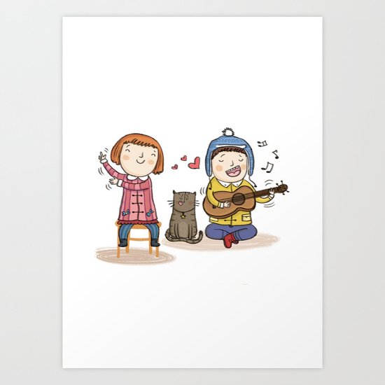 IN LOVE Art Print