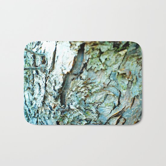 Tree Bark Color Bath Mat