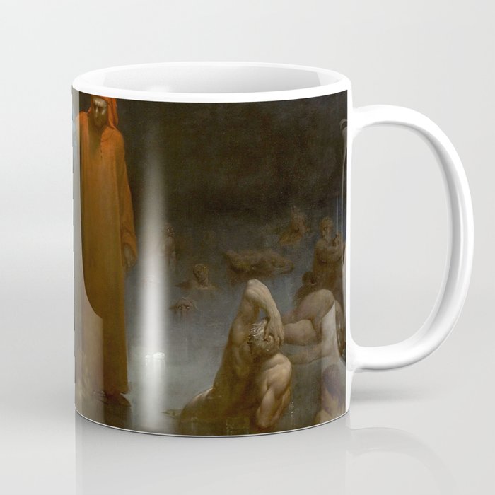 Gustave Doré - Dante And Virgil In The Ninth Circle Of Hell Coffee Mug