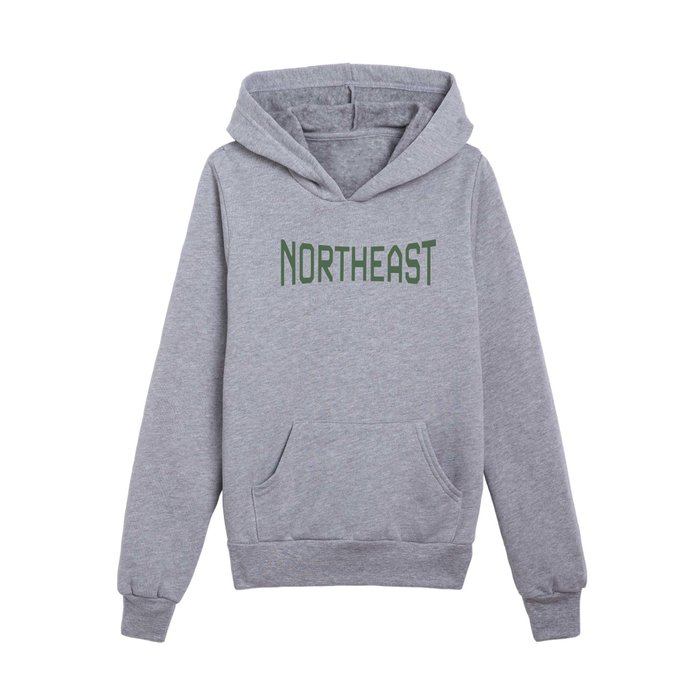 Northeast - Green Kids Pullover Hoodie