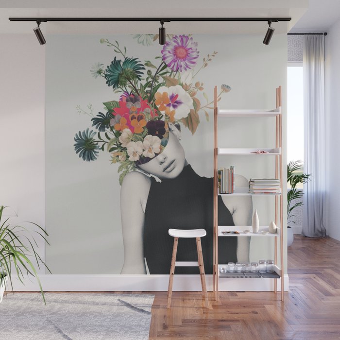 Floral beauty Wall Mural by dada22 | Society6