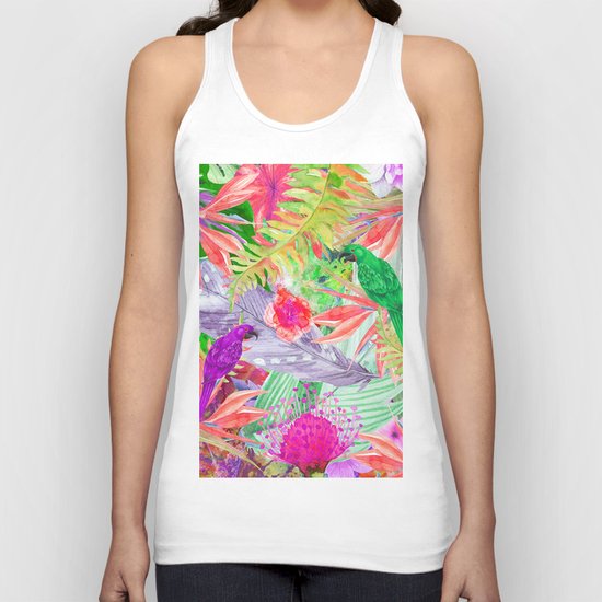 exotic parrots i Unisex Tank Top
