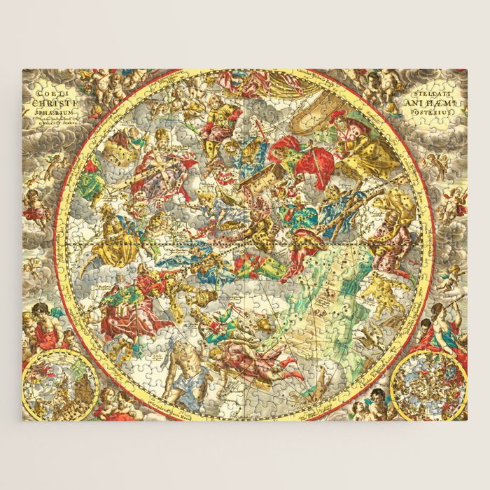 Andreas Cellarius "Celestial chart representing the constellations