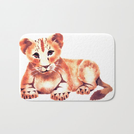 Baby Lion Cub Bath Mat