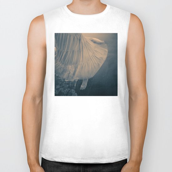 Swirling by the Sea Biker Tank