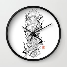 Izuku Midoriya Wall Clock | Wall, Fashion, Graphicdesign, Deku, Artprints, Tshirt, Apparel, Japanese, Art, Japan 