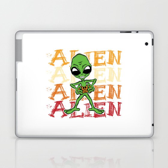 Funny Alien Laptop & iPad Skin