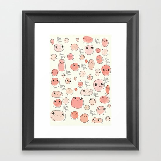 bon bons Framed Art Print