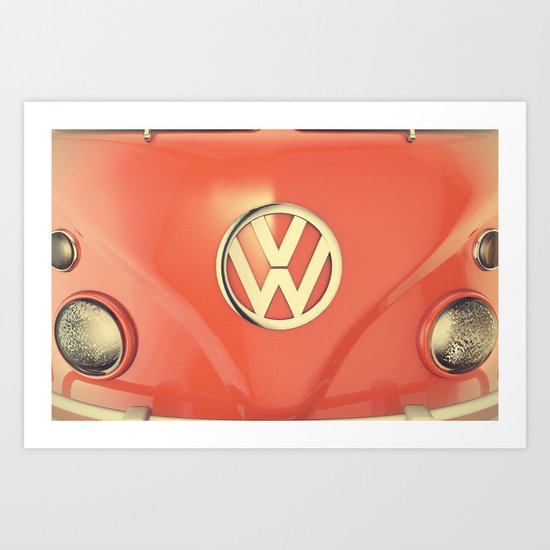 Big Orange Art Print