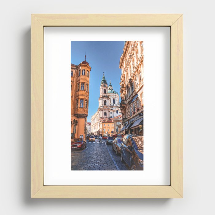 Colorful Prague, Czech Republic Recessed Framed Print