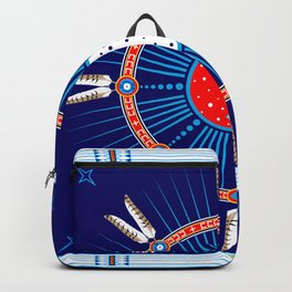 Crazy Horse Dreaming Backpack | Shield, Nativeamerican, Big, Graphicdesign, Dreaming, Pop Art, Little, Digital, Pattern, Crazy 