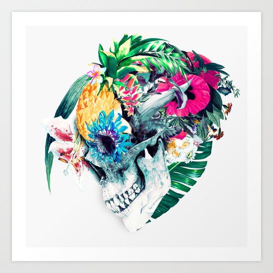 Skull ST Art Print