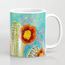 Cactus - Mixed Media Coffee Mug