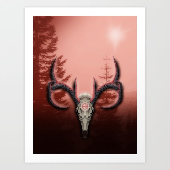 Warm Horns Art Print