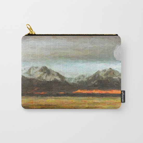 Abstract Andean Landscape Carry-All Pouch