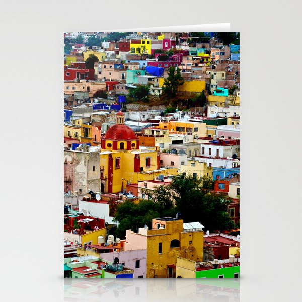 Mexico Photography - Huge Colorful City Stationery Cards