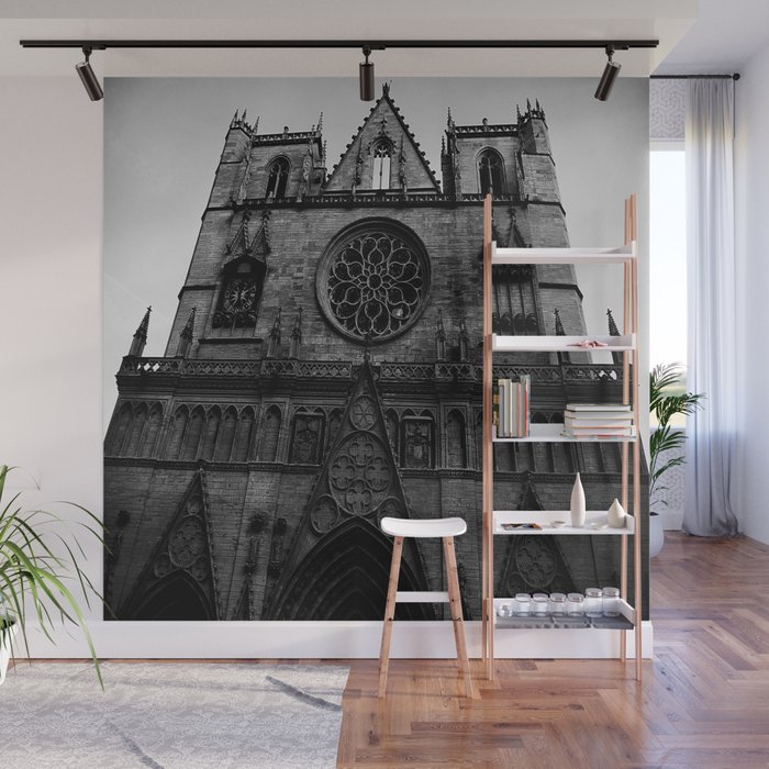 Dark church Wall Mural