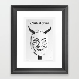 "The Twilight Zone" Nick of Time Framed Art Print