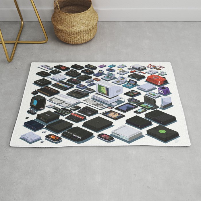 pixel collection Rug