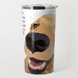 Golden Retriever dog love Travel Mug