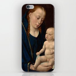 Madonna and Child, 1465 by Dieric Bouts iPhone Skin