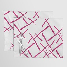 Pink cross marks Placemat
