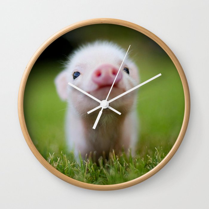 Little Pig Wall Clock
