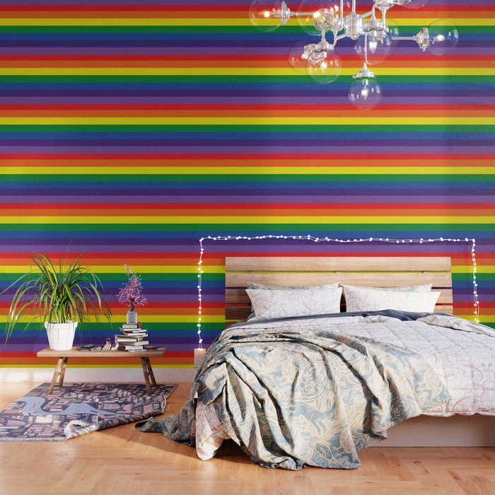 Pride Flag Lgbtq Wallpaper By Wandwitchwizard Society6