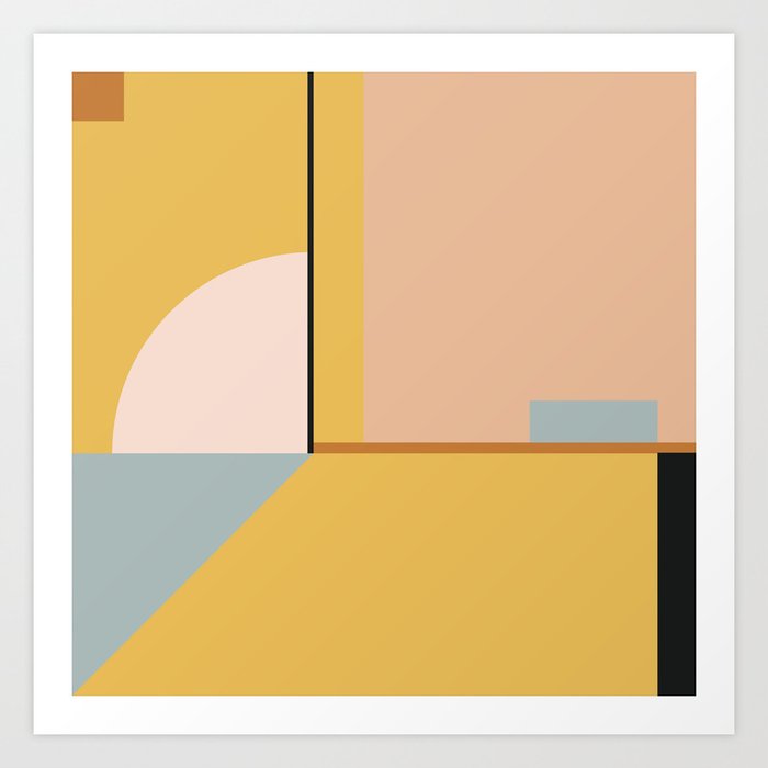 geometric abstract 24 Art Print
