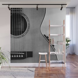 acoustic electric guitar music aesthetic close up elegant fine art photography  Wall Mural