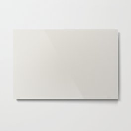 Alabaster White Solid Color Pairs Sherwin Williams Eider White SW7014 Accent Shade / Hue / All One  Metal Print