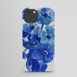 blue stillife iPhone Case