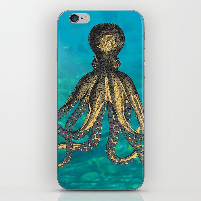 Octopus & The Diver iPhone Skin