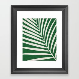 Minimalist Palm Leaf Framed Art Print