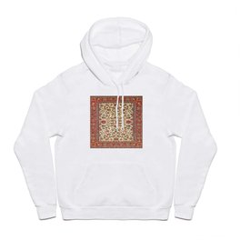 Lively Flower Central Persia Esfahan Hoody | Tribal, Geometric, Rug, Traditional, Brown, Nature, Antique, Carpet, Culture, Natural 