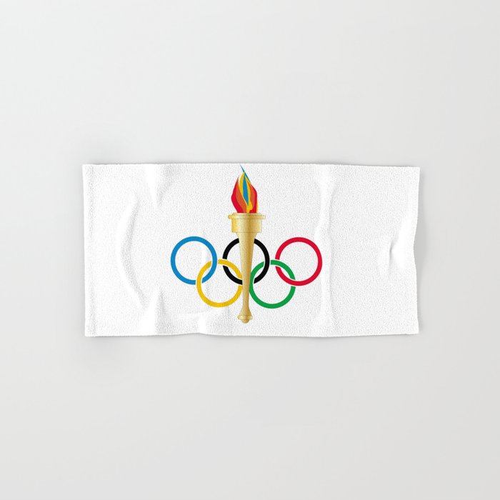 Olympic Rings Hand & Bath Towel