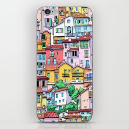 Colorful Old Village iPhone Skin
