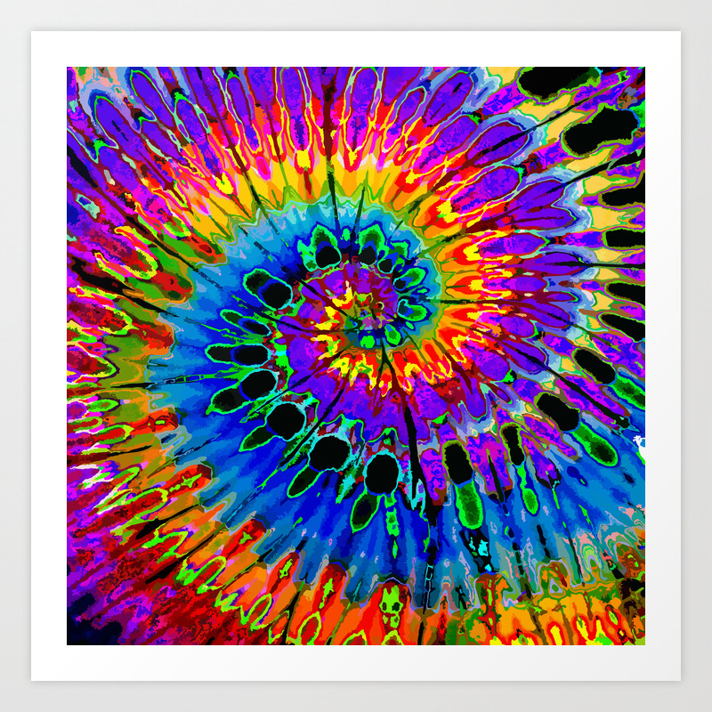 Hippie Artists Spun Out Hippie Art Print By Feedahippie Society6 spun out hippie art print by feedahippie